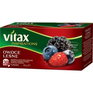 Herbata Vitax Inspirations Owoce Leśne 20 torebek x 2g