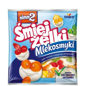 Nimm2 Śmiejżelki Mlekosmyki 90g