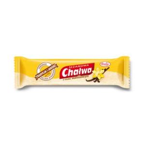 Chałwa sezamowa o smaku waniliowym 100g baton