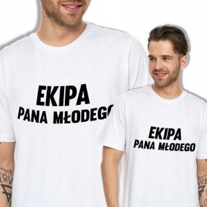 Koszulka Męska Kawalerski EKIPA PANA MŁODEGO - M