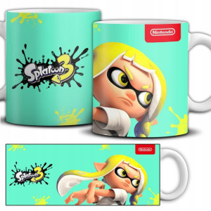 KUBEK 330ml Prezent Dużo WZORÓW MiX z gry SPLATOON