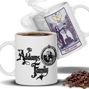 KUBEK 330ml Serial WEDNESDAY Addams Wiele WZORÓW