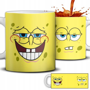 KUBEK Ceramiczny Prezent SPONGEBOB Wiele WZORÓW