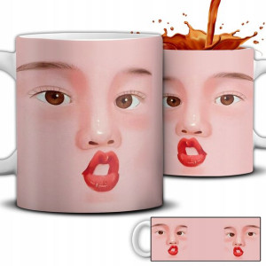 KUBEK Ceramiczny Prezent WIELE RÓŻNYCH WZORÓW Face
