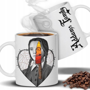 KUBEK Ceramiczny WEDNESDAY Addams Wiele WZORÓW