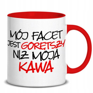 KUBEK Czerwony PREZENT na WALENTYNKI Wiele WZORÓW