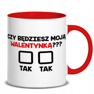 KUBEK CZY Będziesz Moją WALENTYNKĄ Wiele WZORÓW