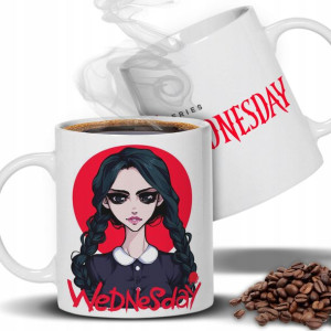 KUBEK na Prezent Wiele WZORÓW WEDNESDAY Addams