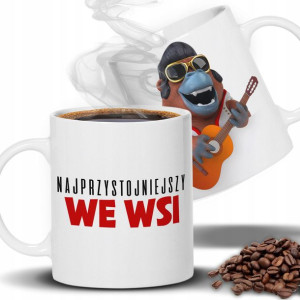 KUBEK NAJPRZYSTOJNIESZY WE WSI Zabawny Prezent MIX