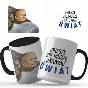 KUBEK PREZENT PIS Prezes Jarosław KACZYŃSKI Wzory