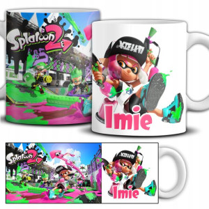 KUBEK Prezent Wiele WZORÓW SPLATOON Twoje IMIĘ MiX