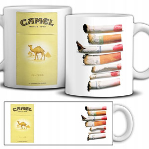 KUBEK Śmieszny Prezent Wiele WZORÓW CAMEL MiX