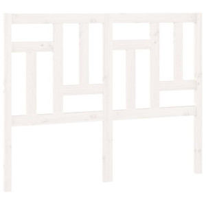 Wezgłowie łóżka, białe, 185,5x4x100 cm, lite drewno sosnowe
