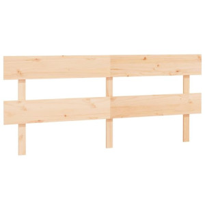 Wezgłowie łóżka, 204x3x81 cm, lite drewno sosnowe