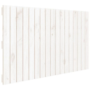 Wezgłowie łóżka, białe, 108x3x60 cm, lite drewno sosnowe