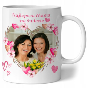 Prezent na Dzień Mamy Kubek Premium TWOJE ZDJĘCIE