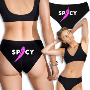 Majtki Figi Na Prezent Walentynki SPICY Wzory - L