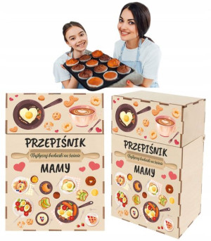 Przepiśnik Pudełko Na Przepisy Na Dzień Matki Mamy