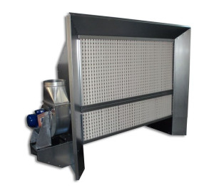 Ściana lakiernicza 2,2 kW filtr karton 5500 m3/h