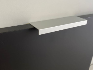Uchwyt meblowy krawędziowy C9  L-50 mm , Aluminium mat typu VERA