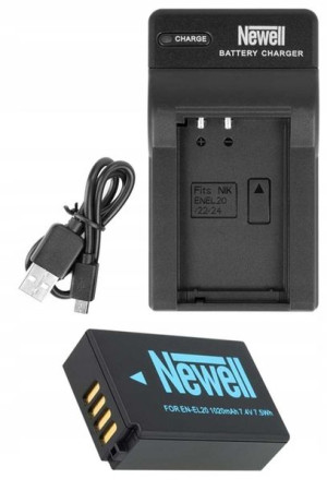 Zestaw Ładowarka Usb+akumulator Newell Do Nikon En-el20