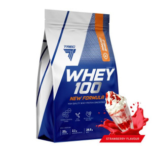  Białko Trec Whey  100 New Formula 700g Truskawka