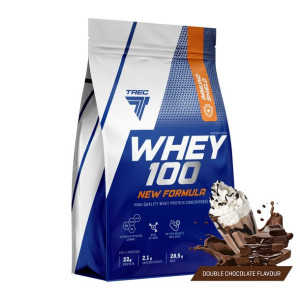 Białko Trec Whey  100 New Formula 700g Podwójna Czekolada
