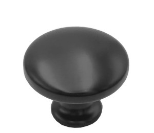 Gałka meblowa okrągła metalowa fi-30mm GG17-L31 LOFT czarny mat