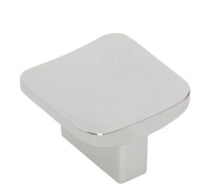 Gałka meblowa kwadratowa  GG43 - G0004, Chrom połysk