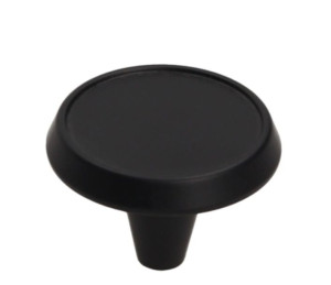 Gałka meblowa LOFT  GU09 -230, soft touch Czarny Mat