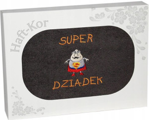 Ręcznik Z Haftem Dzień Dziadka 70x140 Na Prezent