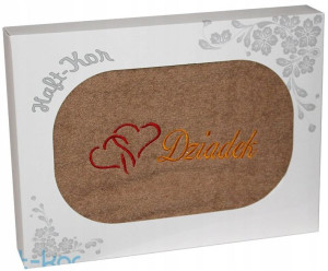 Ręcznik Z Haftem Dzień Dziadka 70x140 Na Prezent