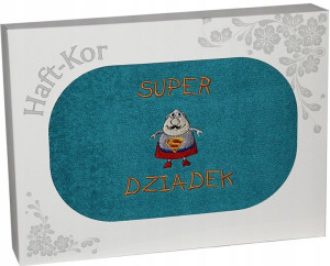 Ręcznik Z Haftem Dzień Dziadka 70x140 Na Prezent