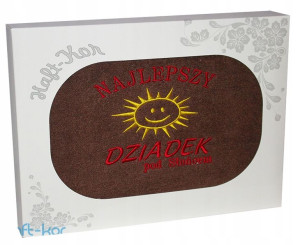Ręcznik Z Haftem Dzień Dziadka 70x140 Na Prezent