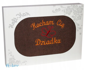 Ręcznik Z Haftem Dzień Dziadka 70x140 Na Prezent