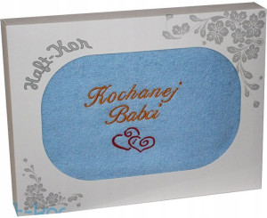 Ręcznik Z Haftem Dla Dzień Babci 70x140 Na Prezent