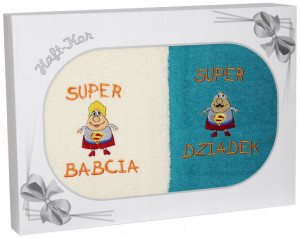 Prezent Dla Babci I Dziadka Zestaw Dwóch Ręczników