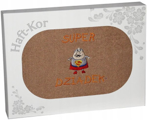 Ręcznik Z Haftem Dzień Dziadka 70x140 Na Prezent
