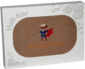 Ręcznik Z Haftem Dzień Dziadka 70x140 Na Prezent
