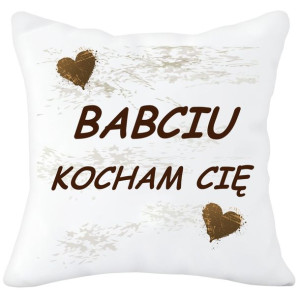 Poduszka 40x40 Z Nadrukiem Na Prezent Dla Babci