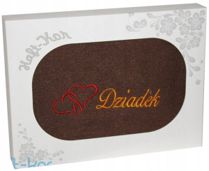 Ręcznik Z Haftem Dzień Dziadka 70x140 Na Prezent