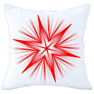 Poszewka Dekoracyjna 40x40 Świąteczna Śnieżynka