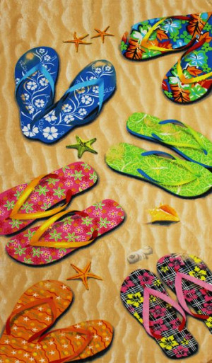 Ręcznik Plażowy 90x170 Kąpielowy Duży Summer Xxl