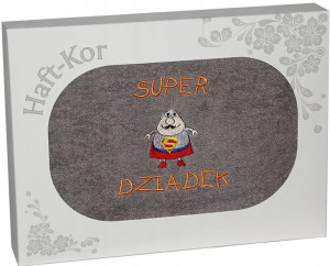 Ręcznik Z Haftem Dzień Dziadka 70x140 Na Prezent