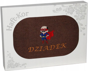 Ręcznik Z Haftem Dzień Dziadka 70x140 Na Prezent