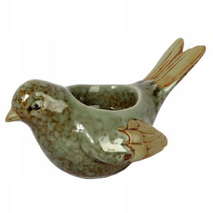 PTASZEK ŚWIECZNIK CERAMICZNY 14CM Wielkanocny