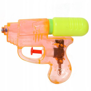 Mała psikawka pistolet na wodę 12cm pomarańczowa