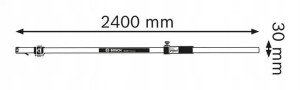 Bosch Łata Miernicza Gr 240 Professional 2,4 M