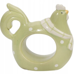 Kura Ceramiczny Serwetnik Wielkanocny 8,5 cm