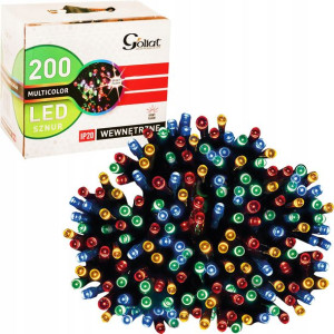 LAMPKI NA CHOINKĘ 200LED gruby kabel Goliat